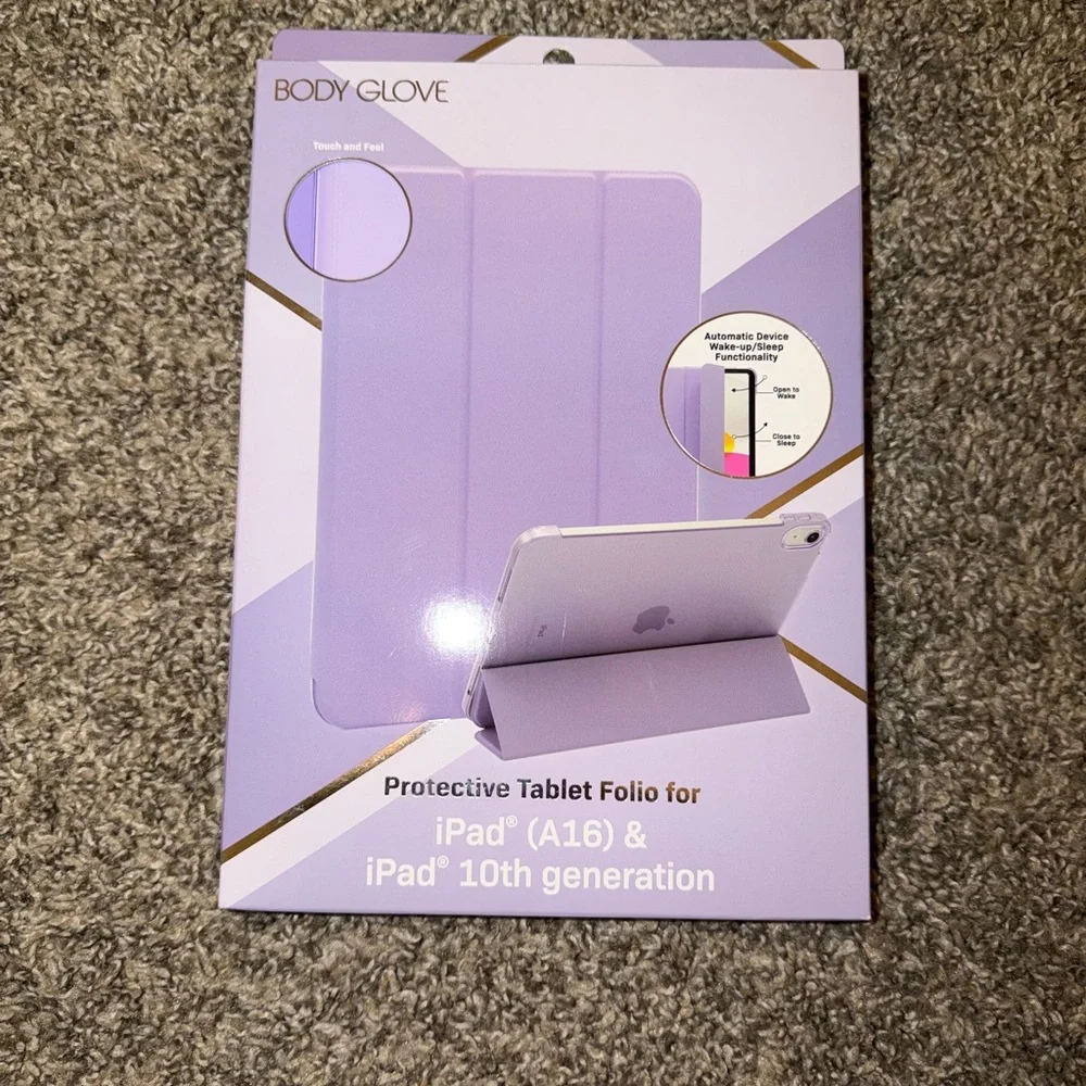 Body Glove Lavender Protective Tablet Folio Case for iPad